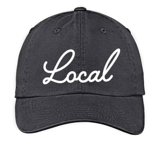 Local Cursive Baseball Cap