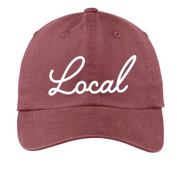 Local Cursive Baseball Cap