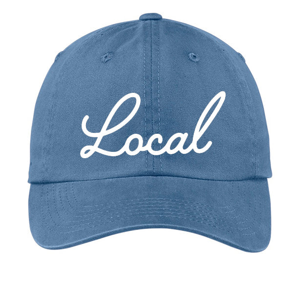 Local Cursive Baseball Cap