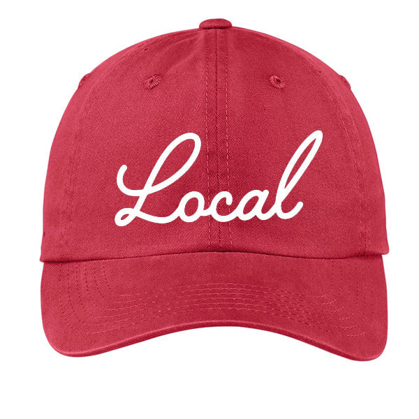 Local Cursive Baseball Cap