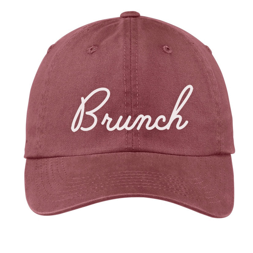 Brunch Cursive Baseball Cap