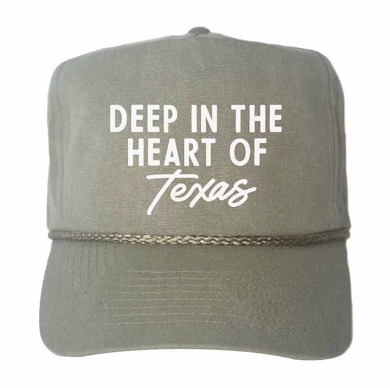 Deep in the Heart of Texas Canvas Trucker
