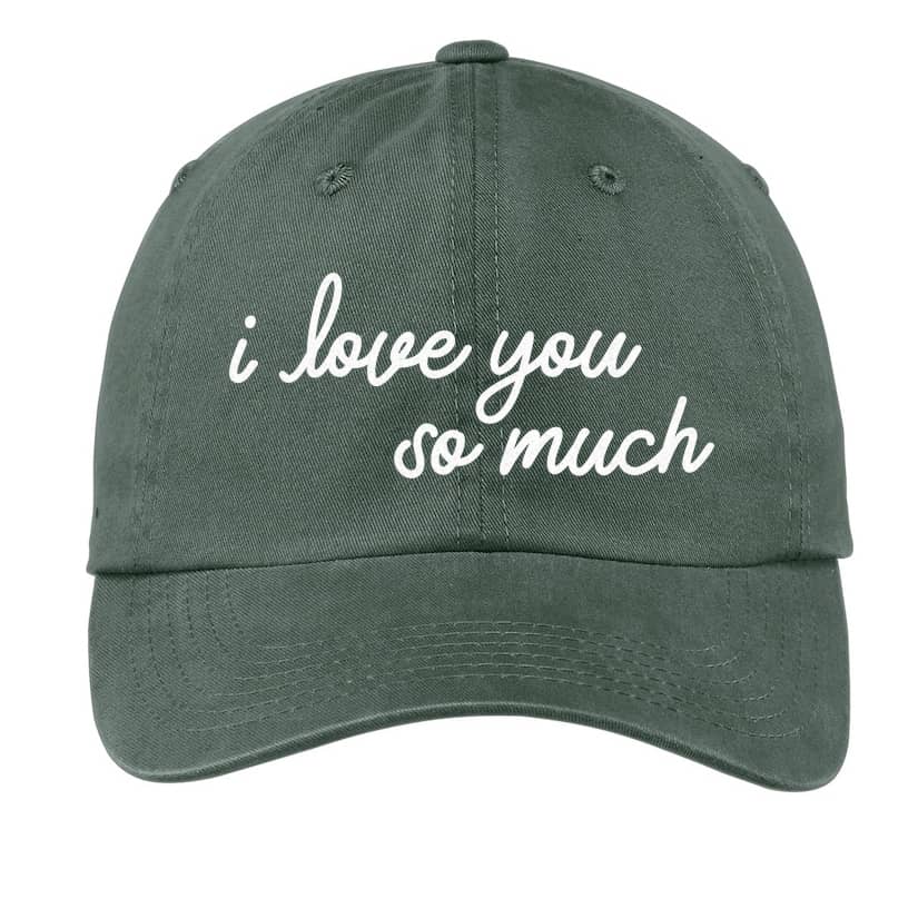 i love you so much Baseball Cap