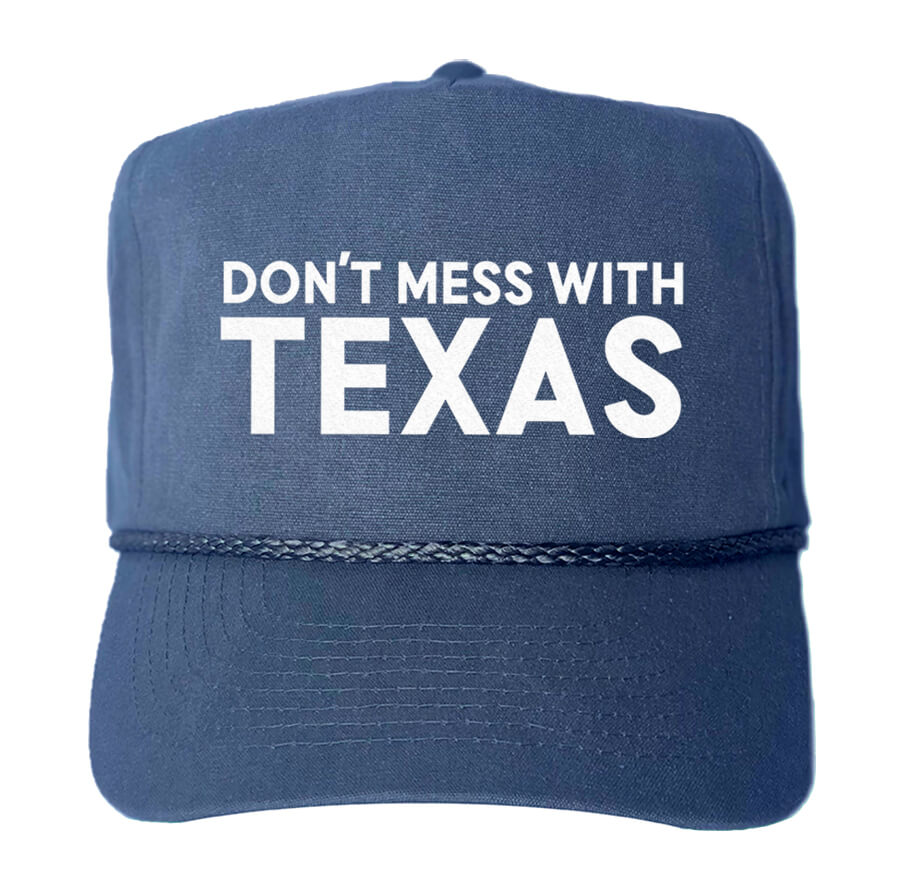 Don't Mess With Texas Canvas Trucker