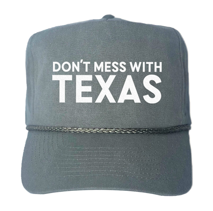 Don't Mess With Texas Canvas Trucker