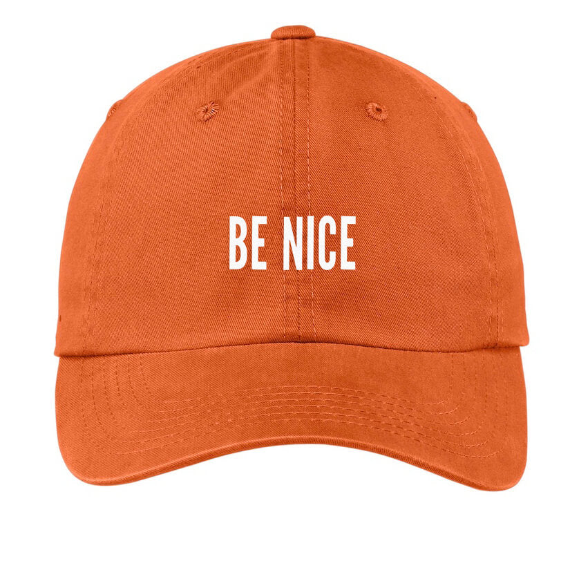Be Nice Baseball Cap