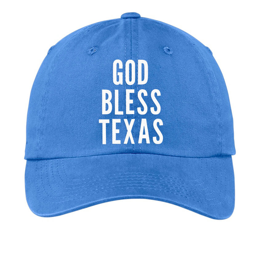God Bless Texas Baseball Cap