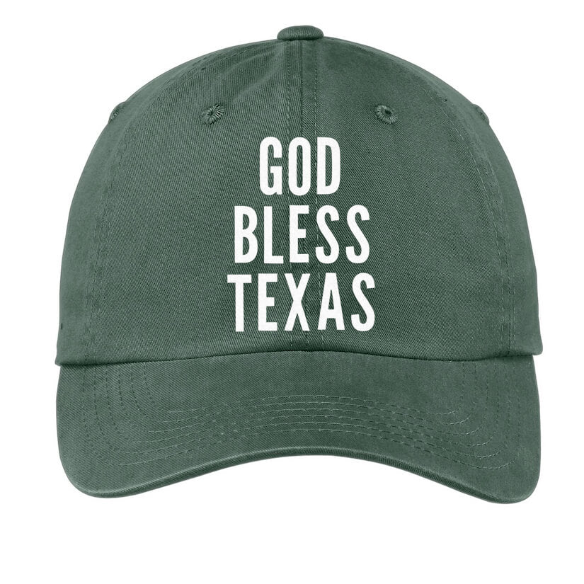 God Bless Texas Baseball Cap
