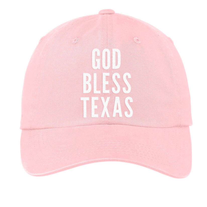 God Bless Texas Baseball Cap