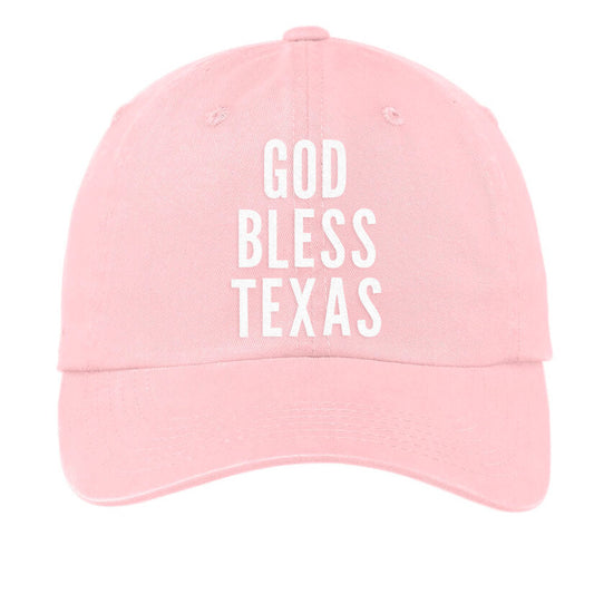God Bless Texas Baseball Cap