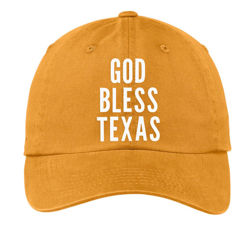 God Bless Texas Baseball Cap