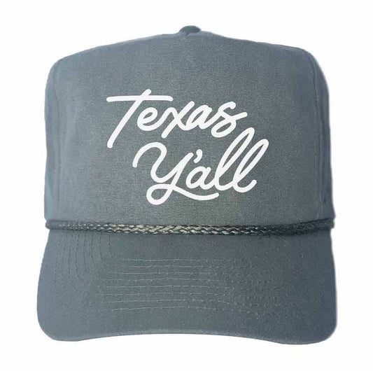 Texas Y'all Canvas Trucker