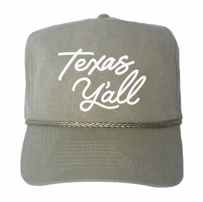 Texas Y'all Canvas Trucker