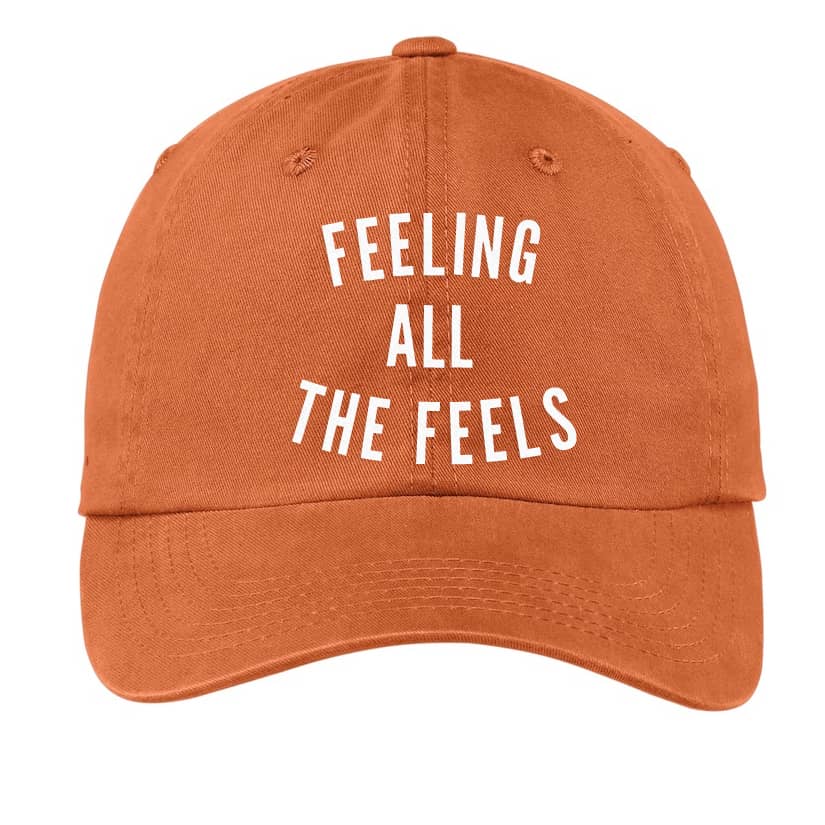 Feeling All The Feels Baseball Cap