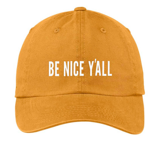 Be Nice Y'all Baseball Cap