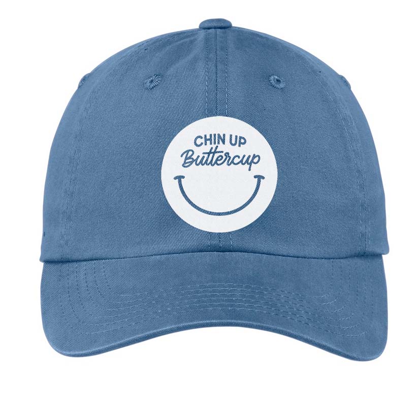 Chin Up Buttercup Smile Baseball Cap