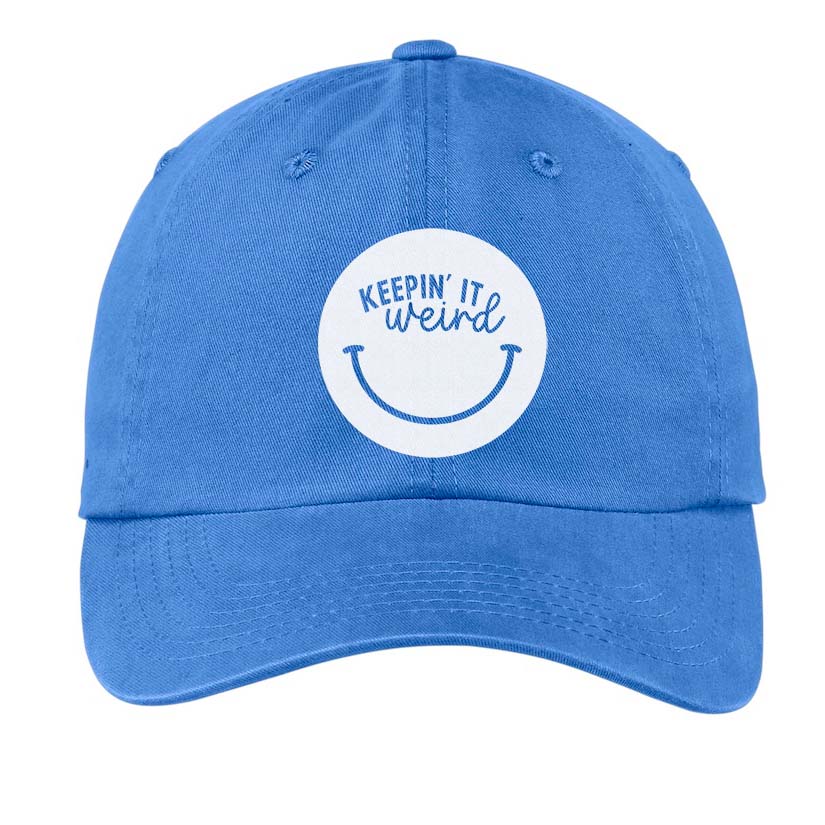 Keepin it Weird Smile Baseball Cap