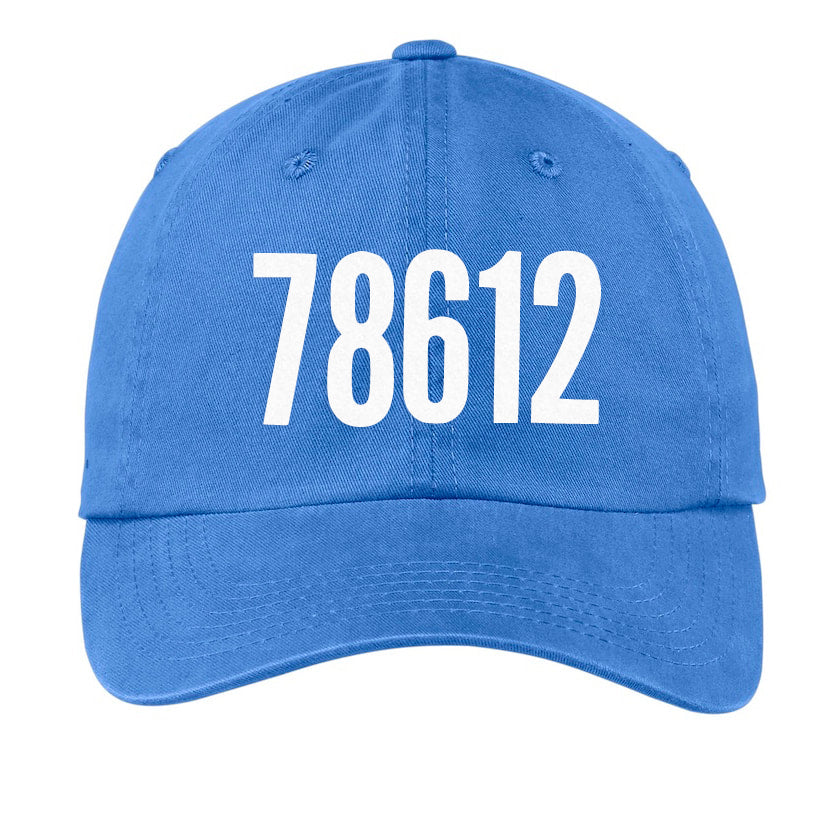 Custom Zip Code Baseball Cap