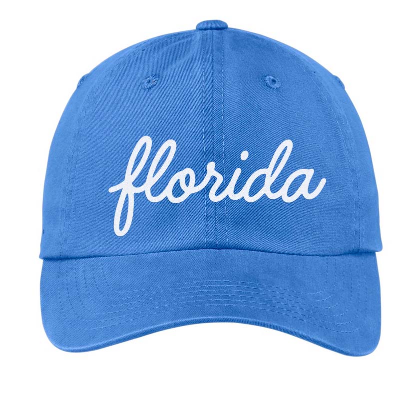 Florida Cursive Baseball Cap