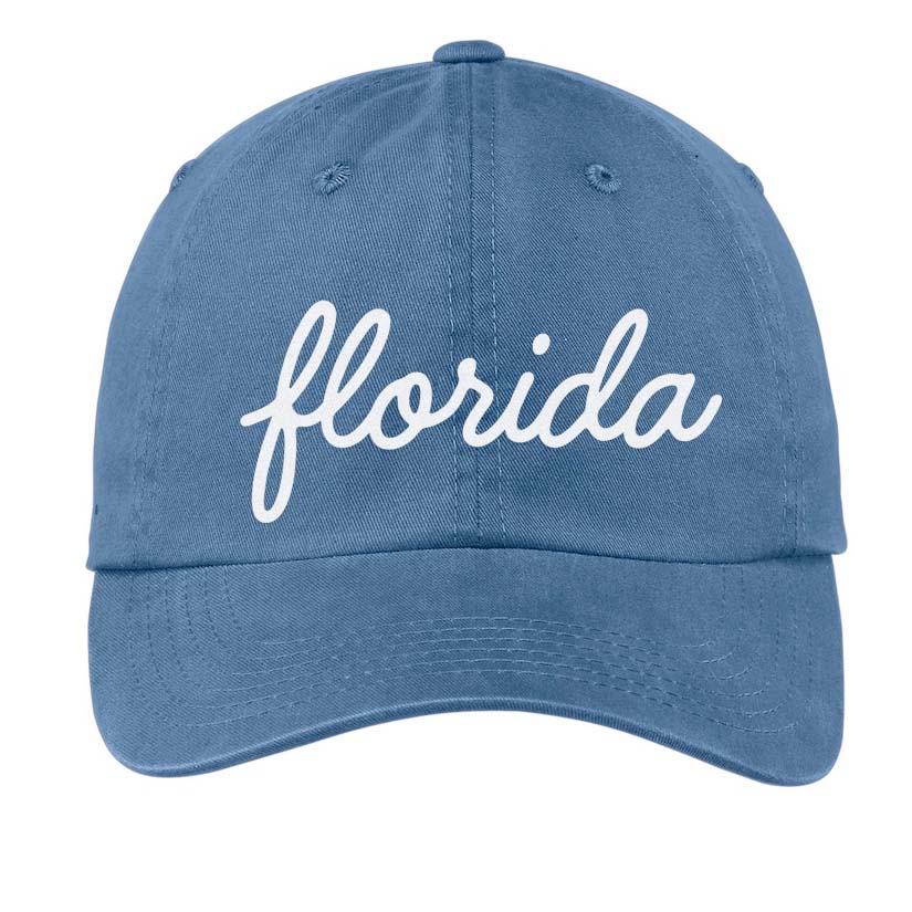 Florida Cursive Baseball Cap