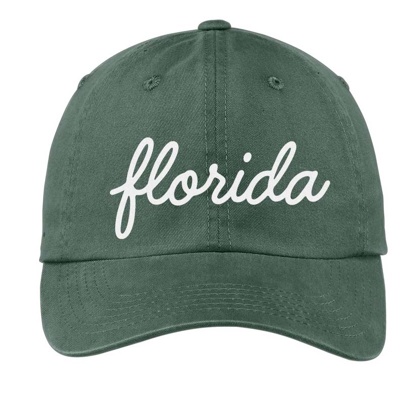 Florida Cursive Baseball Cap