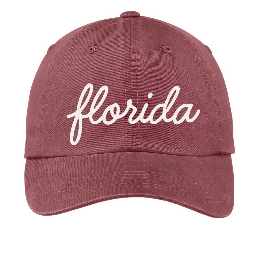 Florida Cursive Baseball Cap