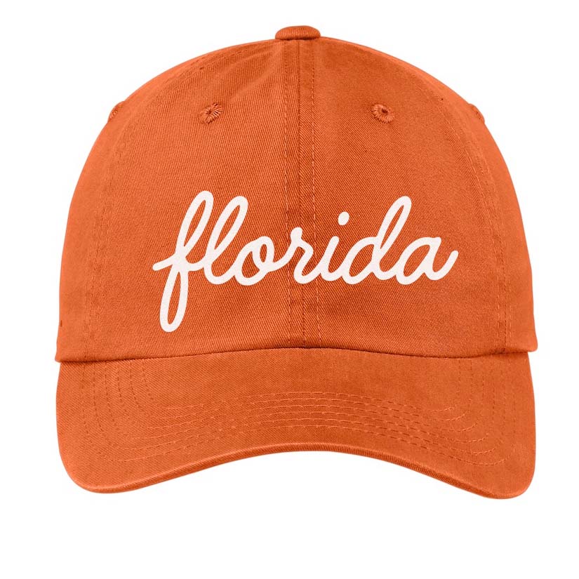 Florida Cursive Baseball Cap
