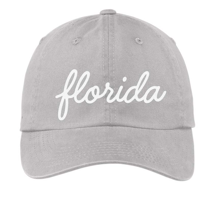 Florida Cursive Baseball Cap