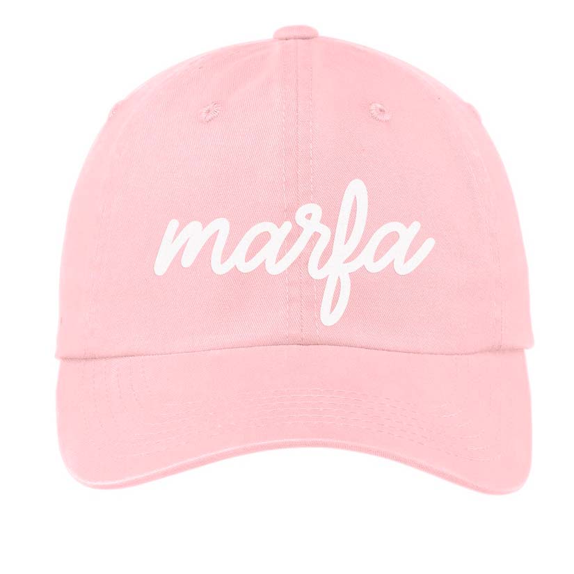 Marfa Cursive Baseball Cap