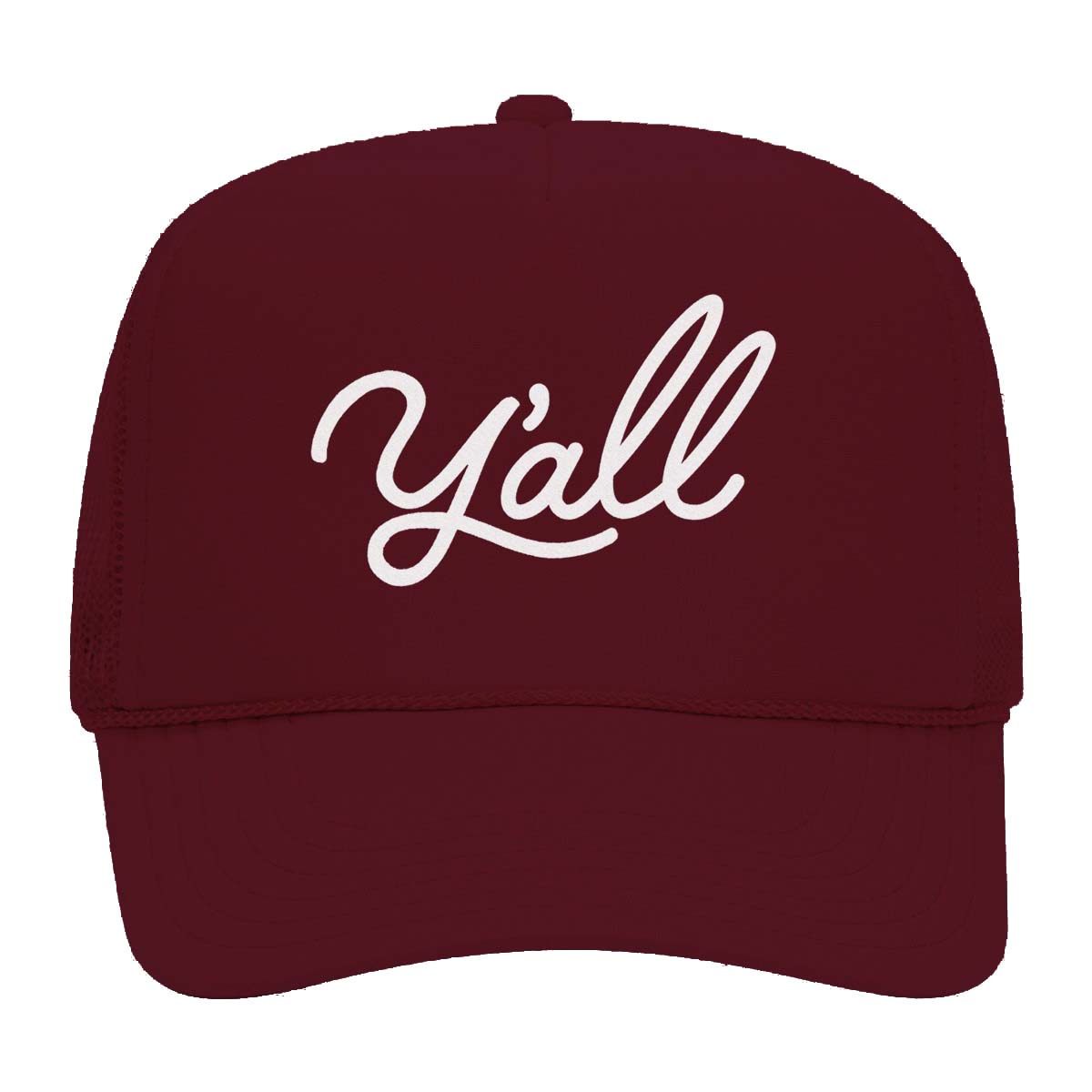 Y'all Cursive Foam Snapback