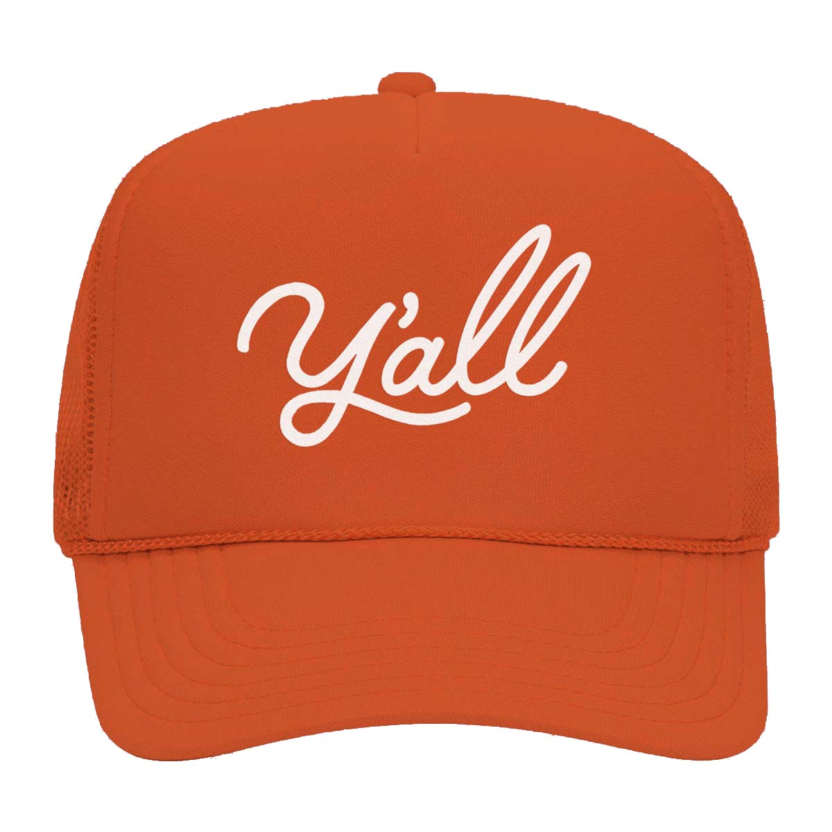 Y'all Cursive Foam Snapback