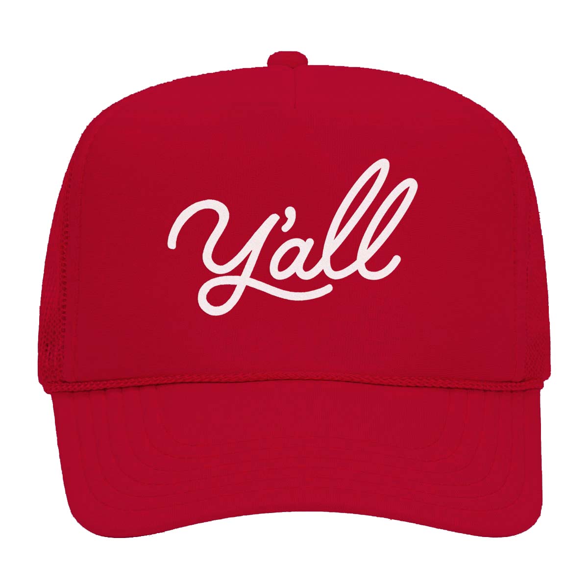 Y'all Cursive Foam Snapback