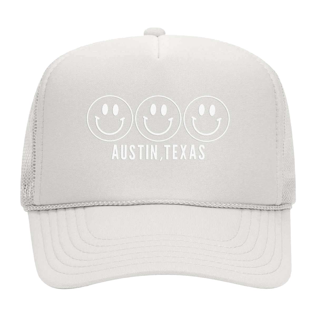 Smile Austin TX Foam Snapback