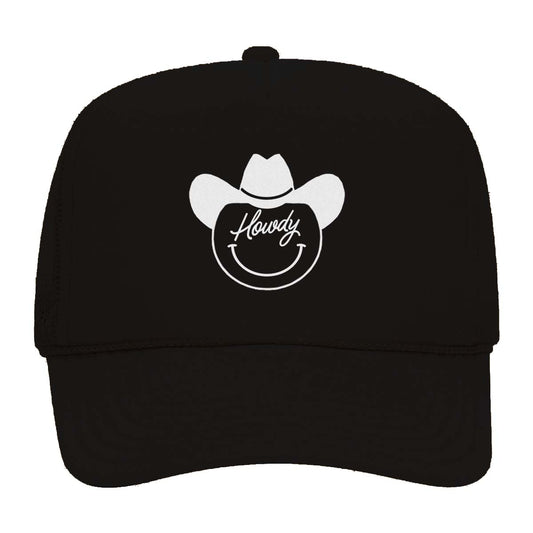 Howdy Cursive Cowboy Foam Snapback