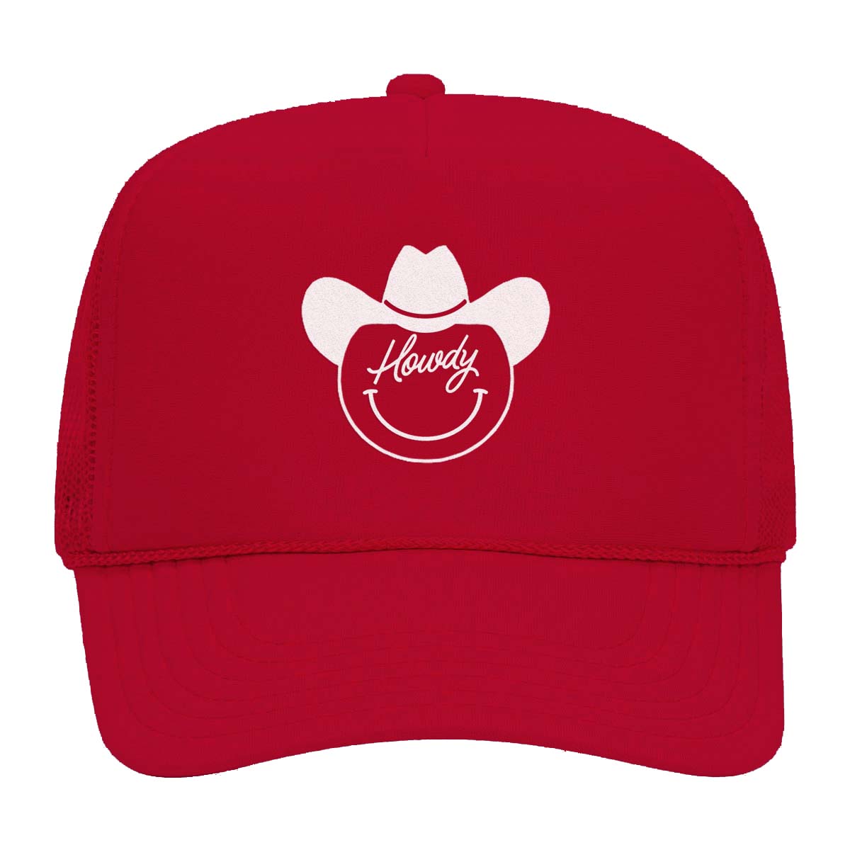 Howdy Cursive Cowboy Foam Snapback