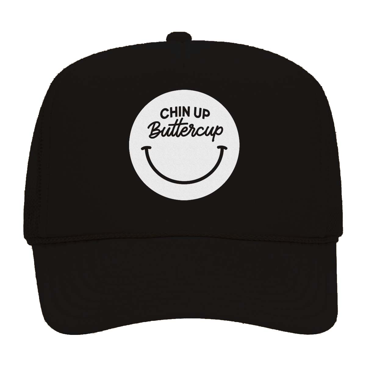 Chin Up Buttercup Smile Foam Snapback