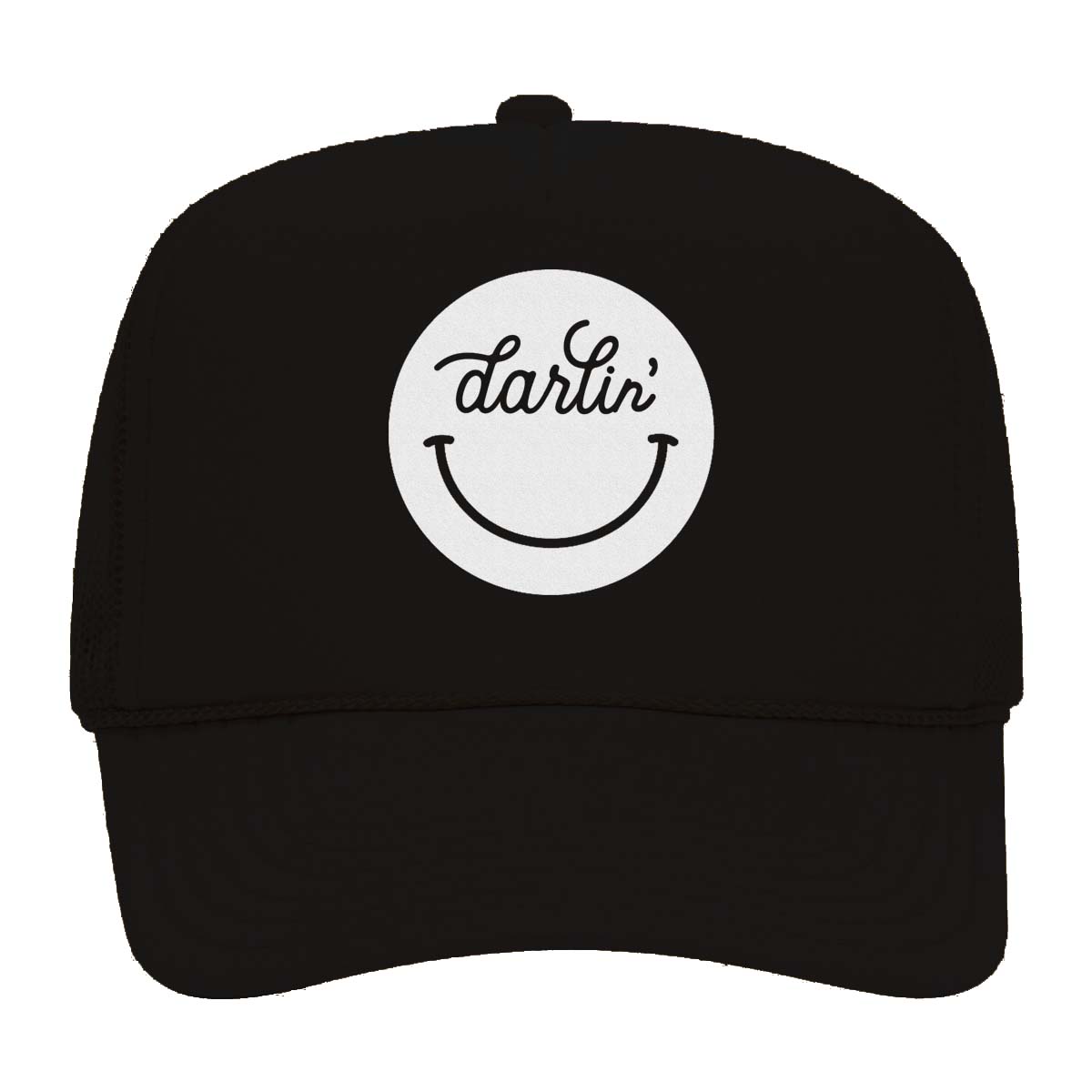 Darlin' Cursive Smile Foam Snapback