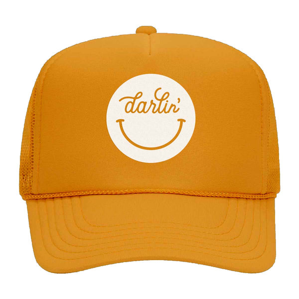 Darlin' Cursive Smile Foam Snapback