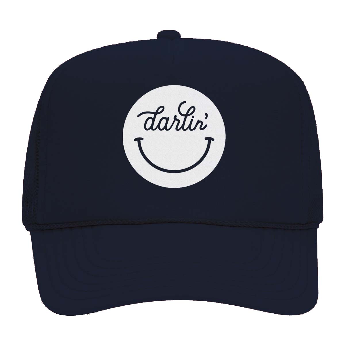Darlin' Cursive Smile Foam Snapback