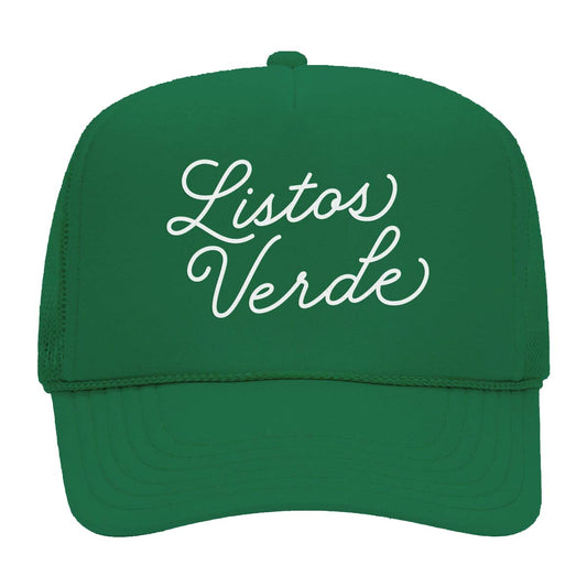 Listos Verde Cursive Foam Snapback