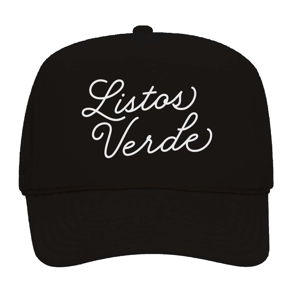 Listos Verde Cursive Foam Snapback