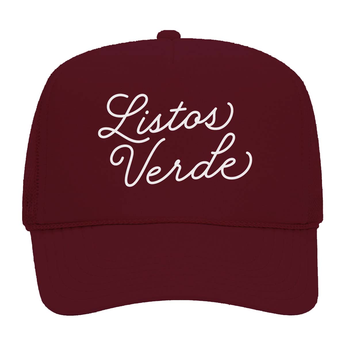 Listos Verde Cursive Foam Snapback