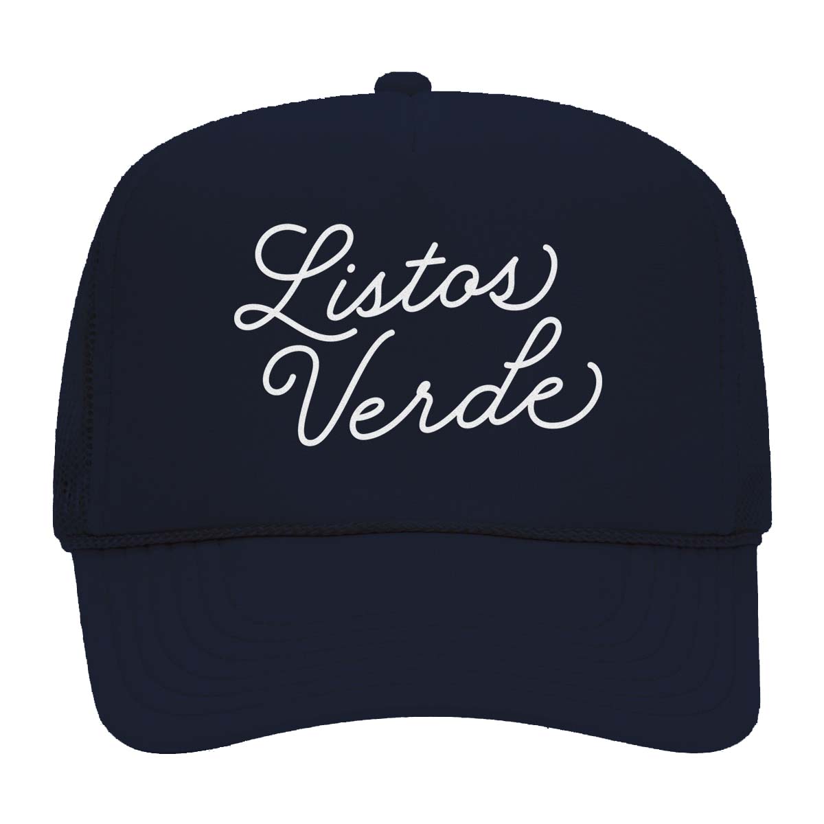 Listos Verde Cursive Foam Snapback