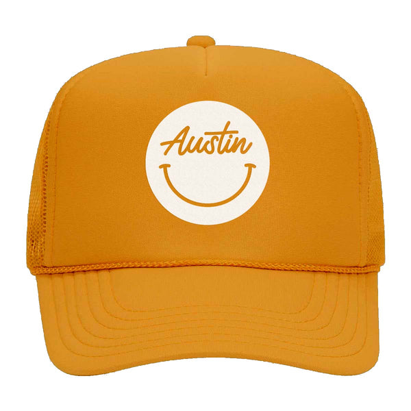 Austin Cursive Smile Foam Snapback
