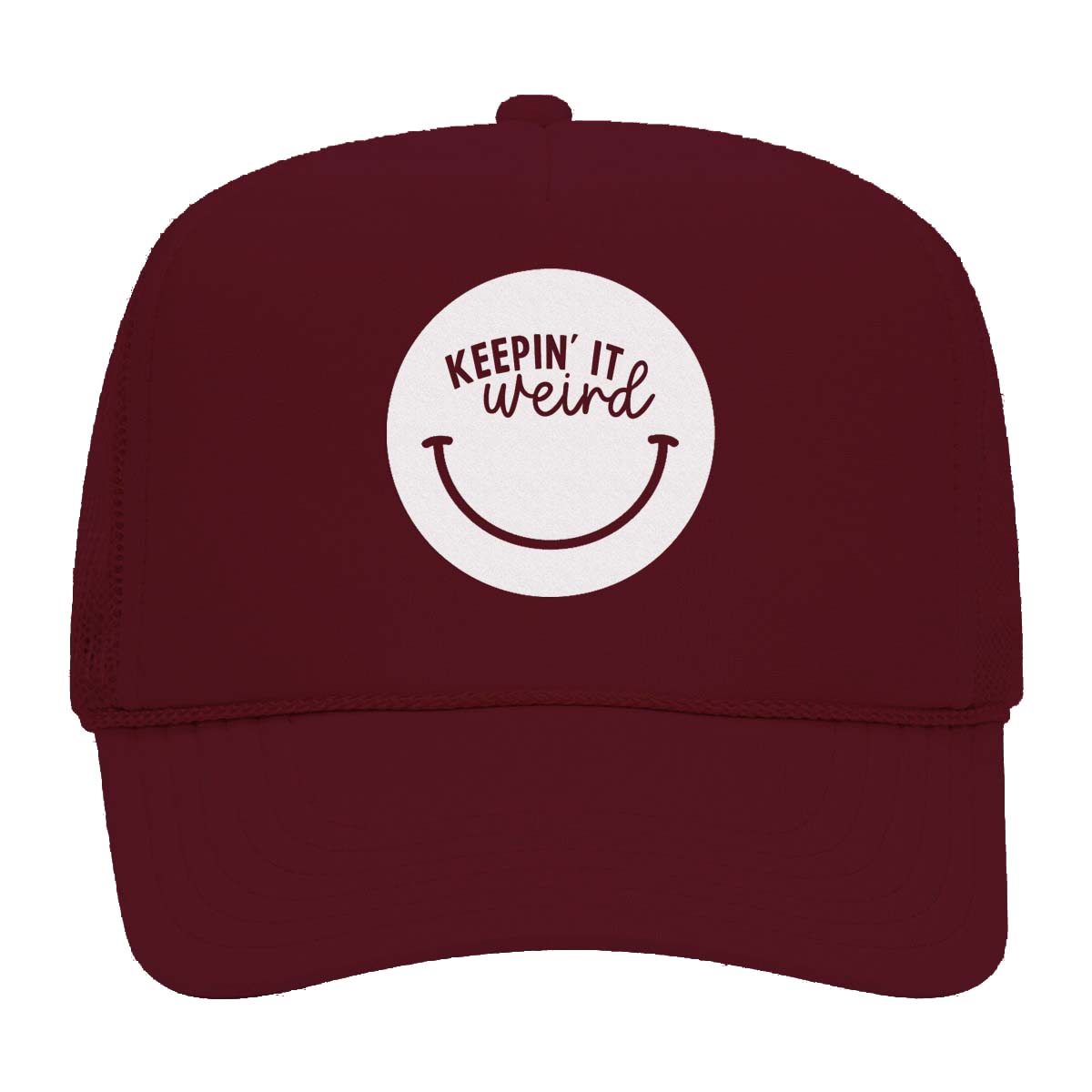 Keepin' it Weird Smile Foam Snapback