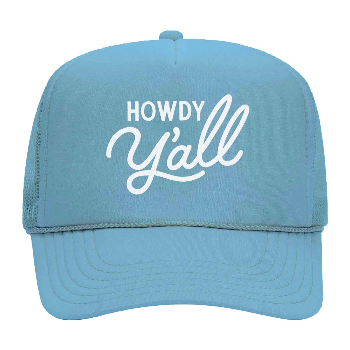 Howdy Y'all Cursive Foam Snapback