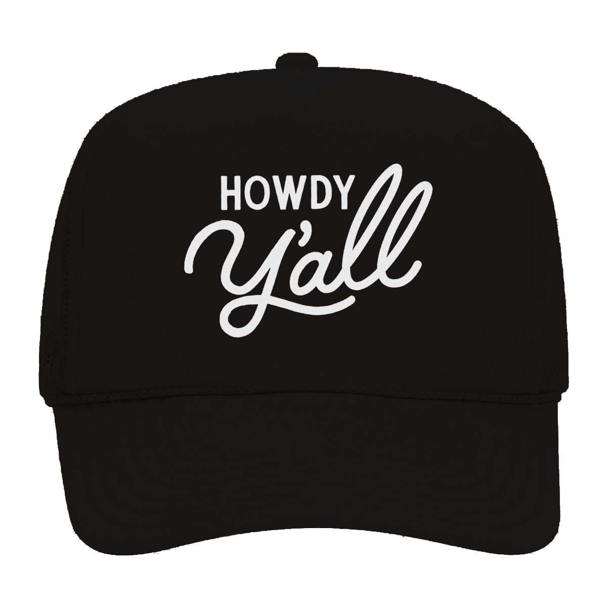 Howdy Y'all Cursive Foam Snapback