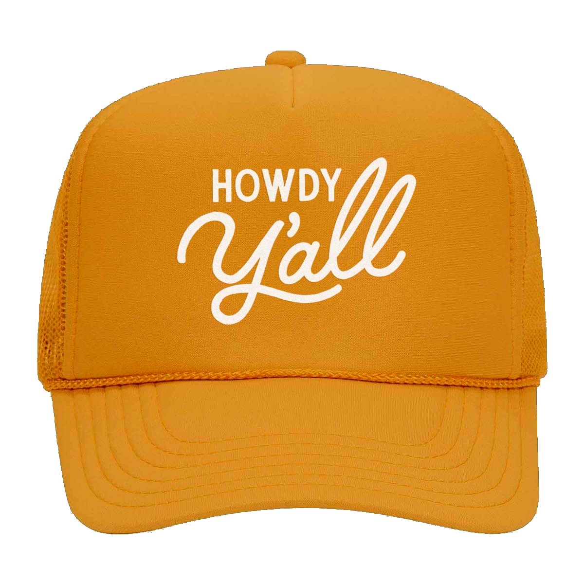 Howdy Y'all Cursive Foam Snapback