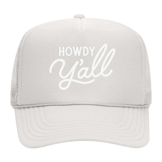 Howdy Y'all Cursive Foam Snapback