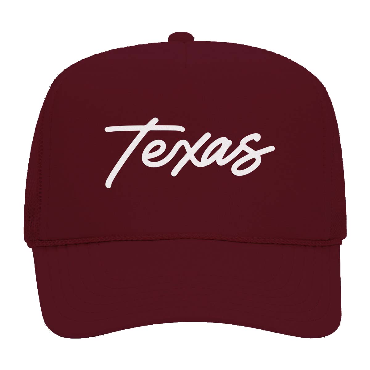 Texas Cursive Foam Snapback